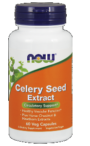 Celery Seed Extract (60 Vcaps) NOW Foods